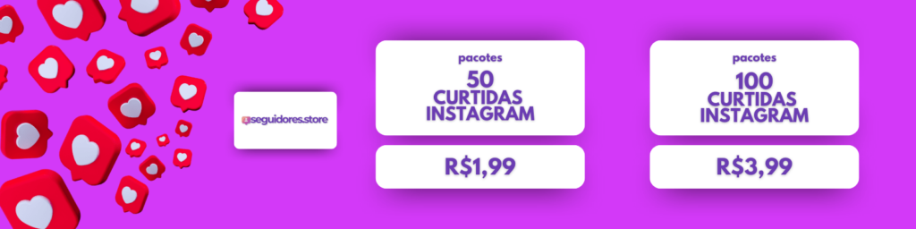 tabela de pacote de curtidas seguidores.store