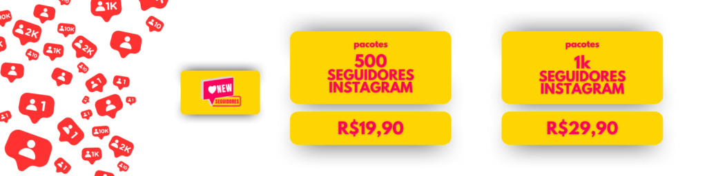 banner de preço para comprar seguidores 